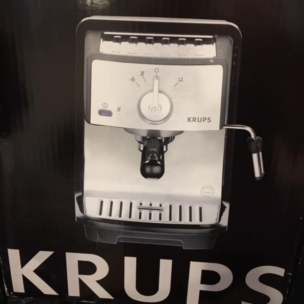 Krups Silver Espresso Machine